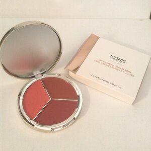 NWOT Iconic London lip and cheek cream trio